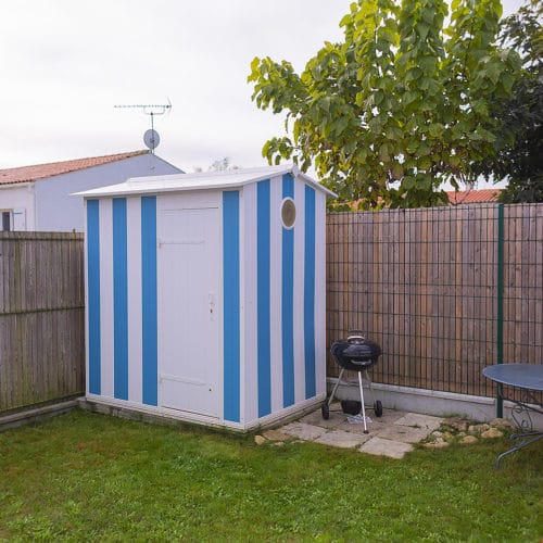 Cabane de plage jardin maison ile d'oléron